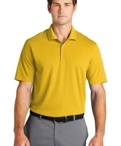 Nike Dri-FIT Micro Pique 2.0 Polo -Fairway Woods Soldes Magasin 13774 VarMaize 1 NKDC1963VarMaizeModelFront 337W 46647.1647124289
