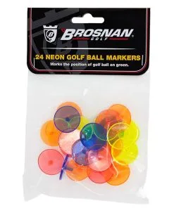 Brosnan Golf 24 Neon Golf BallsMarkers