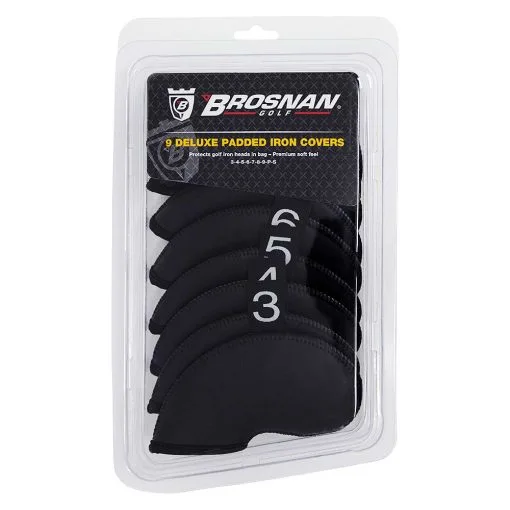 Brosnan Golf Brosnan Deluxe Padded Iron Cover - Set Of 9 -Fairway Woods Soldes Magasin CIBG124 0570885105