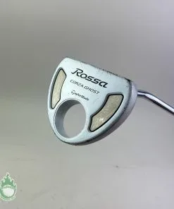 Used RH TaylorMade Rossa Corza Ghost 33″ Putter Steel Golf Club Winn Grip