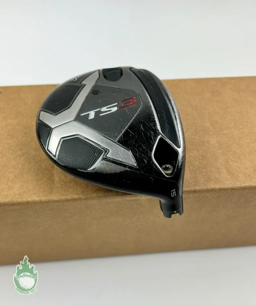 Used Right Handed Titleist TS3 Fairway 3 Wood 15* HEAD ONLY Golf Club -Fairway Woods Soldes Magasin IMG 0845