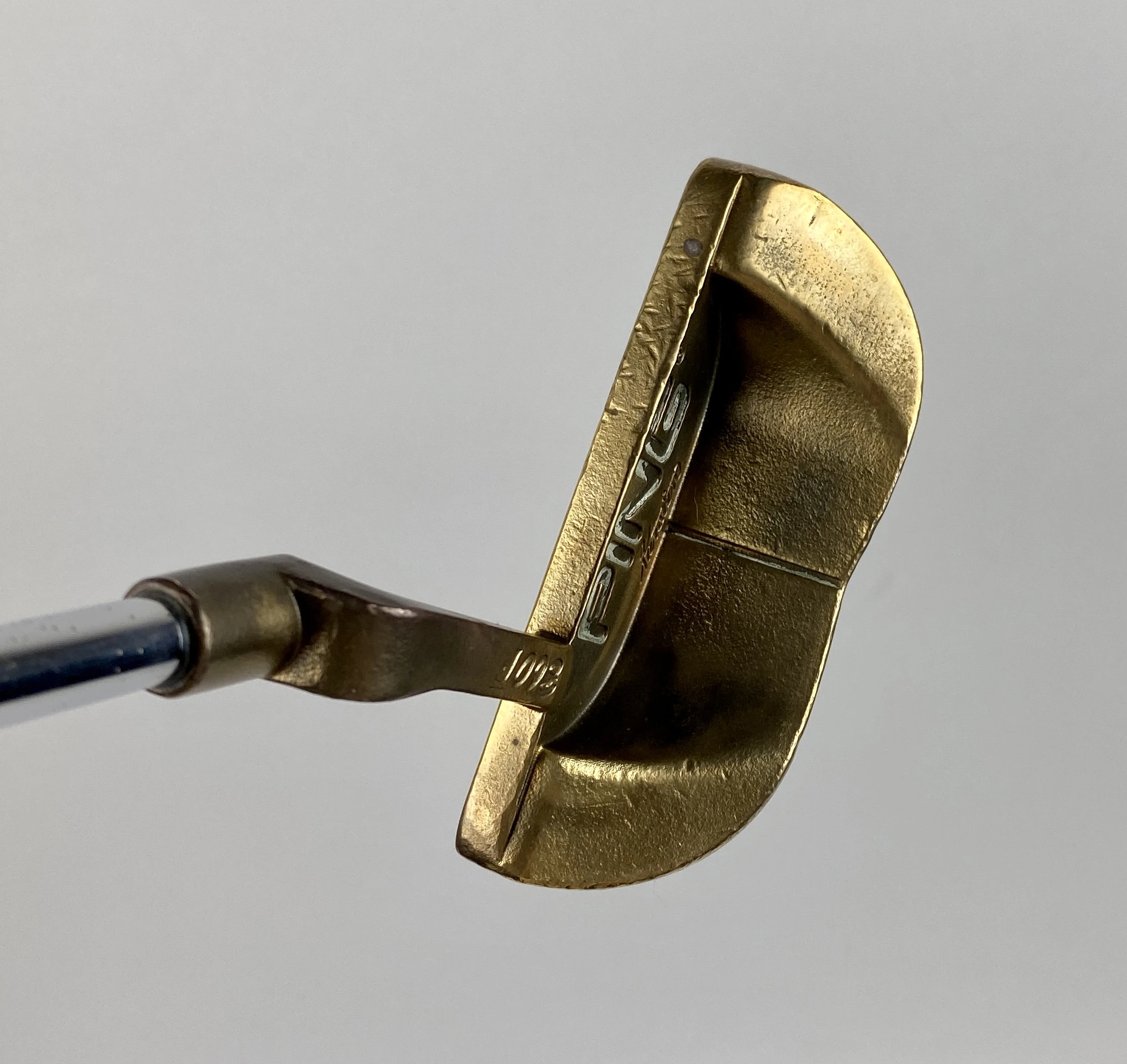 Used Right Handed Ping B60F 24K Plated 34.5″ Putter Steel Golf Club 8 Used Right Handed Ping B60F 24K Plated 34.5″ Putter Steel Golf Club - Image 6