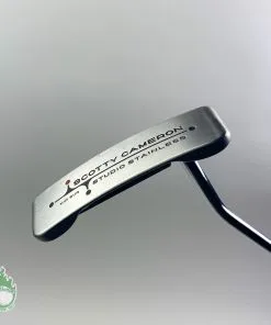 Custom Used Scotty Cameron Studio Stainless Mid Sur 34″ Putter Steel Golf Club -Fairway Woods Soldes Magasin IMG 2067 1