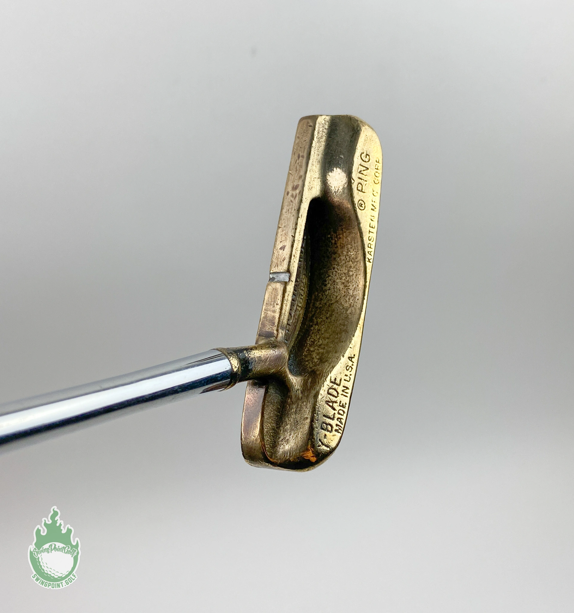 Used Ping Y-Blade Phoenix, AZ 85029 35.5″ Putter Steel Golf Club Chamois Grip 8 Used Ping Y-Blade Phoenix, AZ 85029 35.5″ Putter Steel Golf Club Chamois Grip - Image 6