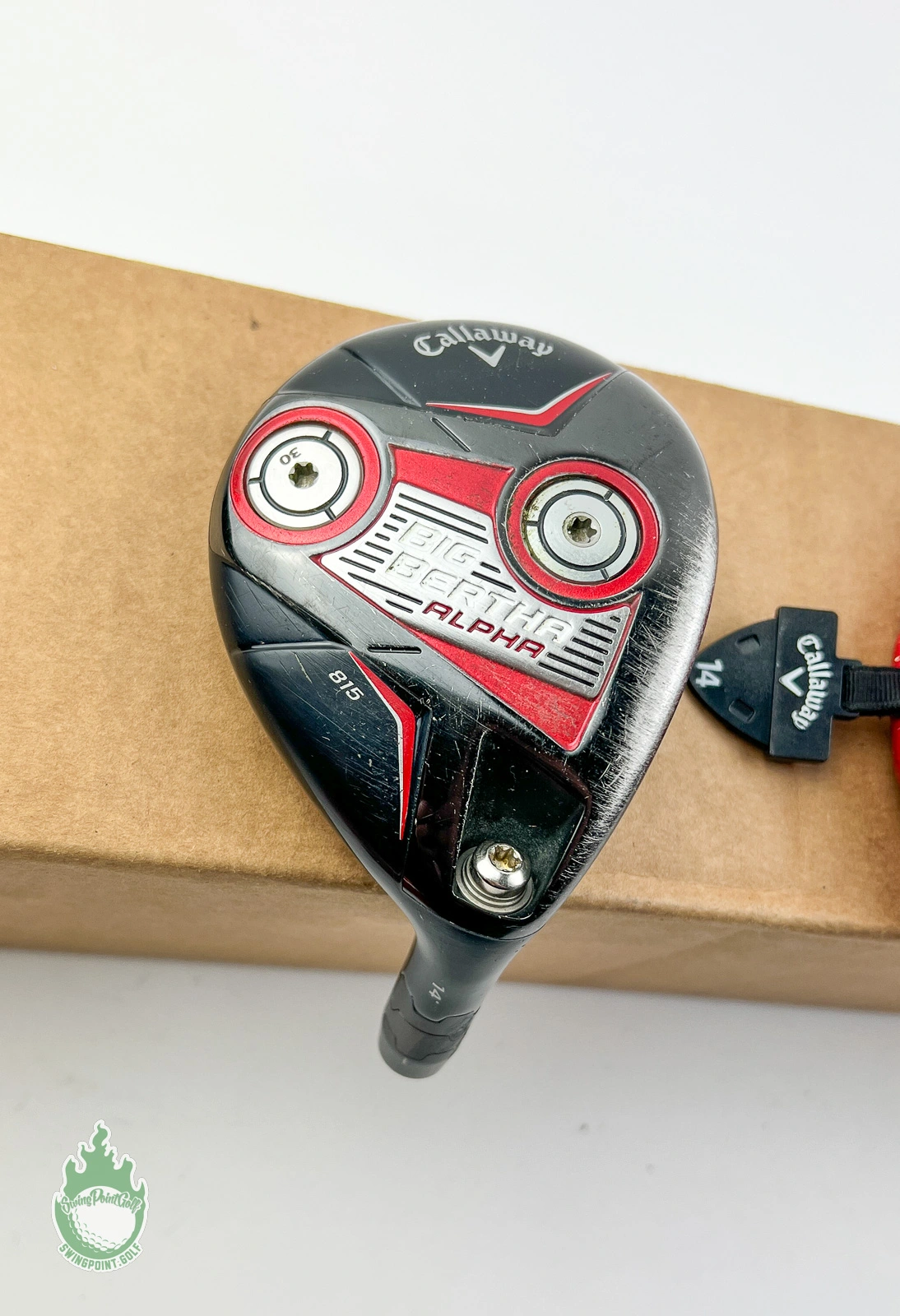 Used Right Handed Callaway Big Bertha Alpha 815 3 Wood 14* HEAD ONLY Golf Club 14 Used Right Handed Callaway Big Bertha Alpha 815 3 Wood 14* HEAD ONLY Golf Club - Image 12