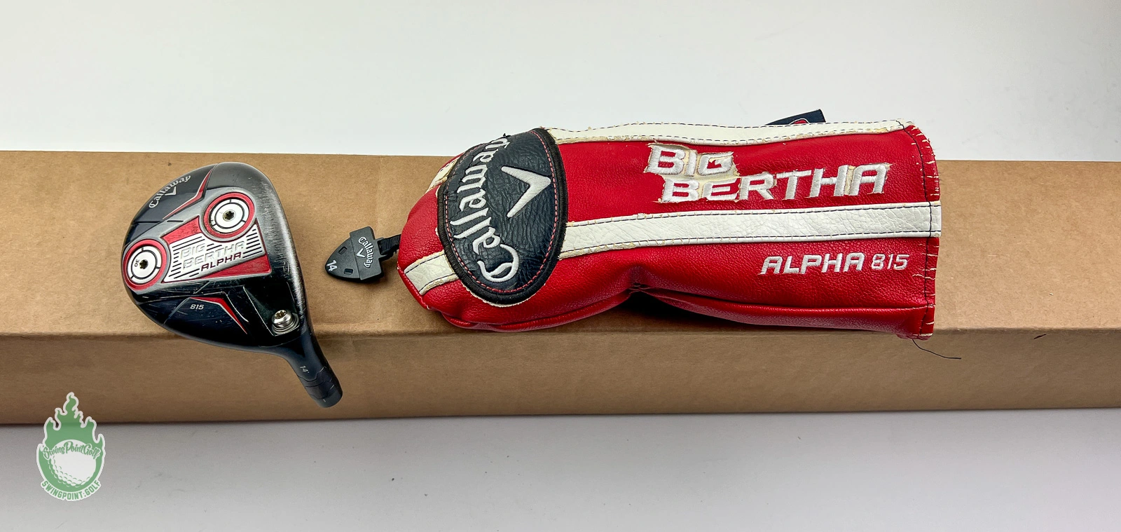 Used Right Handed Callaway Big Bertha Alpha 815 3 Wood 14* HEAD ONLY Golf Club 4 Used Right Handed Callaway Big Bertha Alpha 815 3 Wood 14* HEAD ONLY Golf Club - Image 2