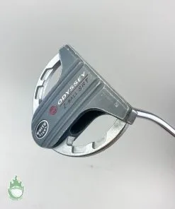 Used Right Handed Odyssey White Steel 2-Ball 40″ Belly Putter Steel Golf Club