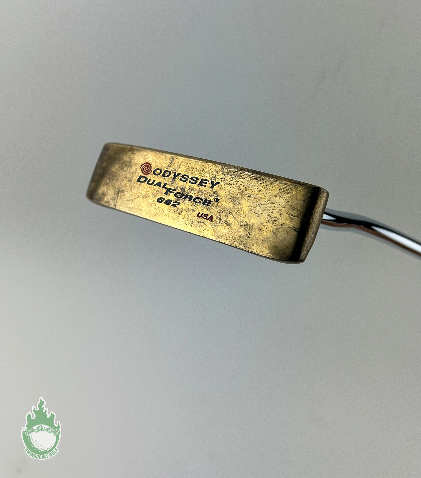 Used RH Steel Odyssey Dual Force 662 35″ Putter Steel Golf Club Odyssey Grip 3 Used RH Steel Odyssey Dual Force 662 35″ Putter Steel Golf Club Odyssey Grip
