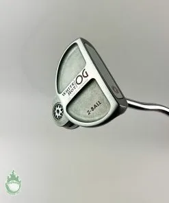 Used RH Odyssey White Hot OG 2-Ball 35″ Putter Stroke Lab Shaft Golf Club