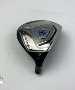 Used Right Handed TaylorMade JetSpeed Fairway 3 Wood 15* HEAD ONLY Golf Club -Fairway Woods Soldes Magasin IMG 6272