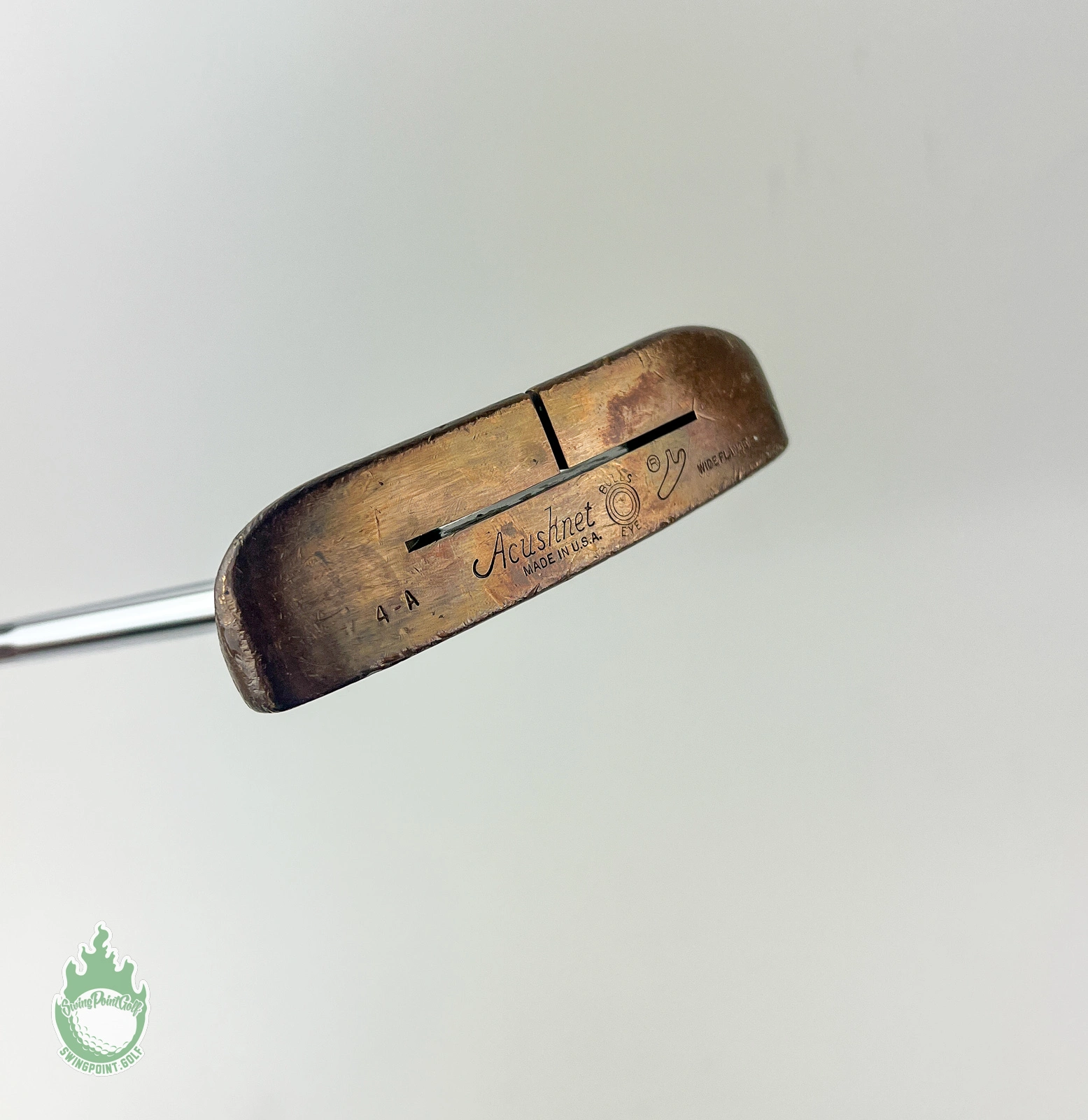 Used Right Handed Acushnet Golf Bulls Eye Wide Flange 4-A 35″ Putter Golf Club 3 Used Right Handed Acushnet Golf Bulls Eye Wide Flange 4-A 35″ Putter Golf Club