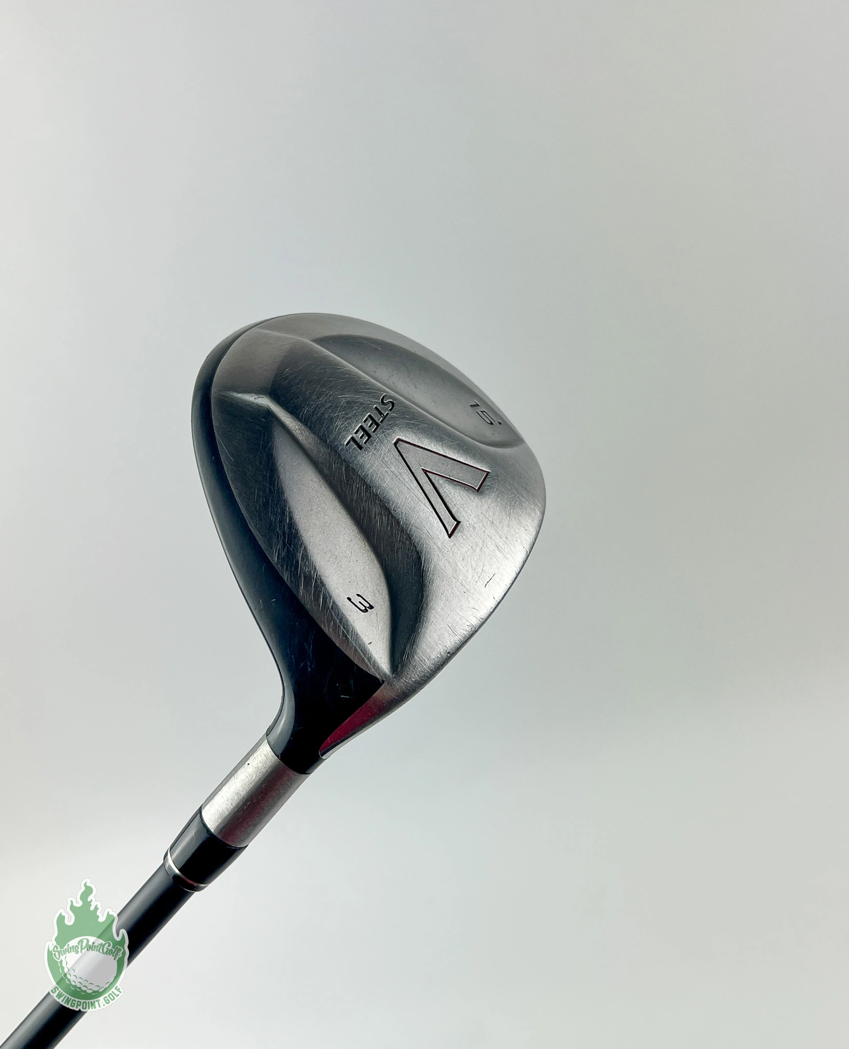 Used TaylorMade V-Steel Fairway 3 Wood 15* Stiff Flex Graphite Golf Club Lamkin 3 Used TaylorMade V-Steel Fairway 3 Wood 15* Stiff Flex Graphite Golf Club Lamkin