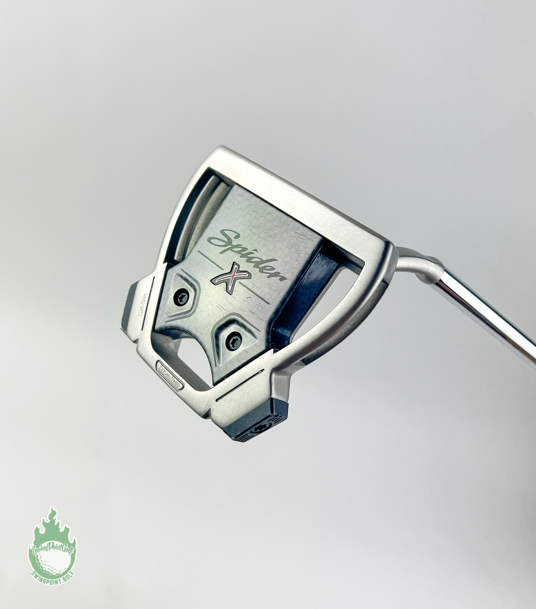 Used TaylorMade Spider X Platinum/White 35″ Putter Steel Golf Club W/ Flatso 3 Used TaylorMade Spider X Platinum/White 35″ Putter Steel Golf Club W/ Flatso