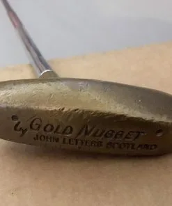 John Letters Scotland Gold Nugget Master Model Series 35.5″ Putter Steel Golf