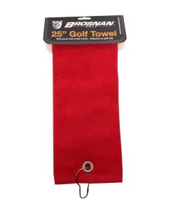 Brosnan Golf Brosnan 25 Inch Golf Towel - Red