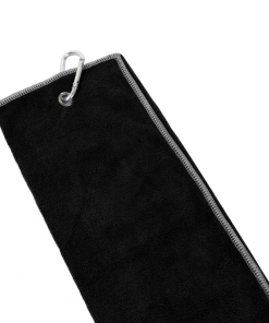 Brosnan Golf Brosnan Microfibre Trifold Towel [BLACK]