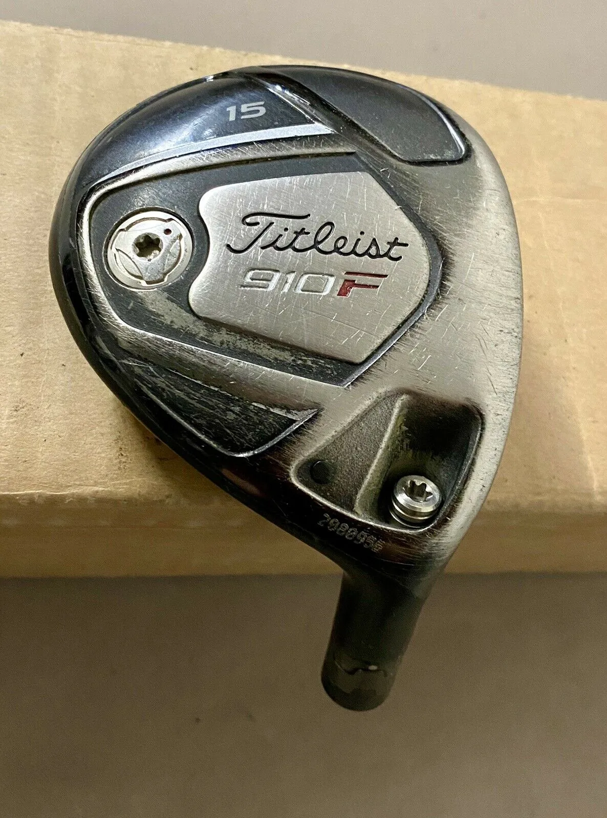 Used Right Handed Titleist 910F Fairway 3 Wood 15* HEAD ONLY Golf Club 4 Used Right Handed Titleist 910F Fairway 3 Wood 15* HEAD ONLY Golf Club - Image 2