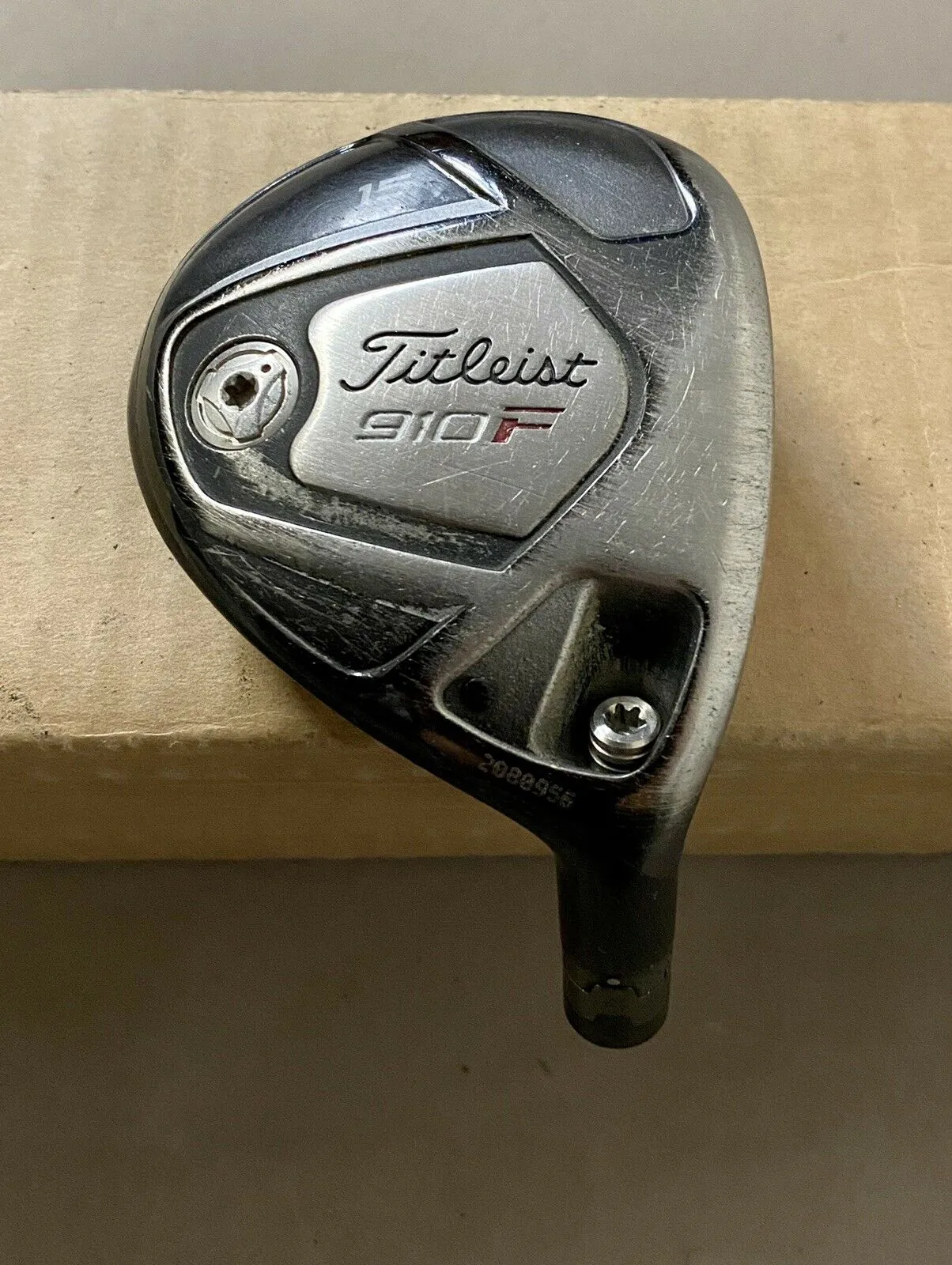 Used Right Handed Titleist 910F Fairway 3 Wood 15* HEAD ONLY Golf Club 5 Used Right Handed Titleist 910F Fairway 3 Wood 15* HEAD ONLY Golf Club - Image 3