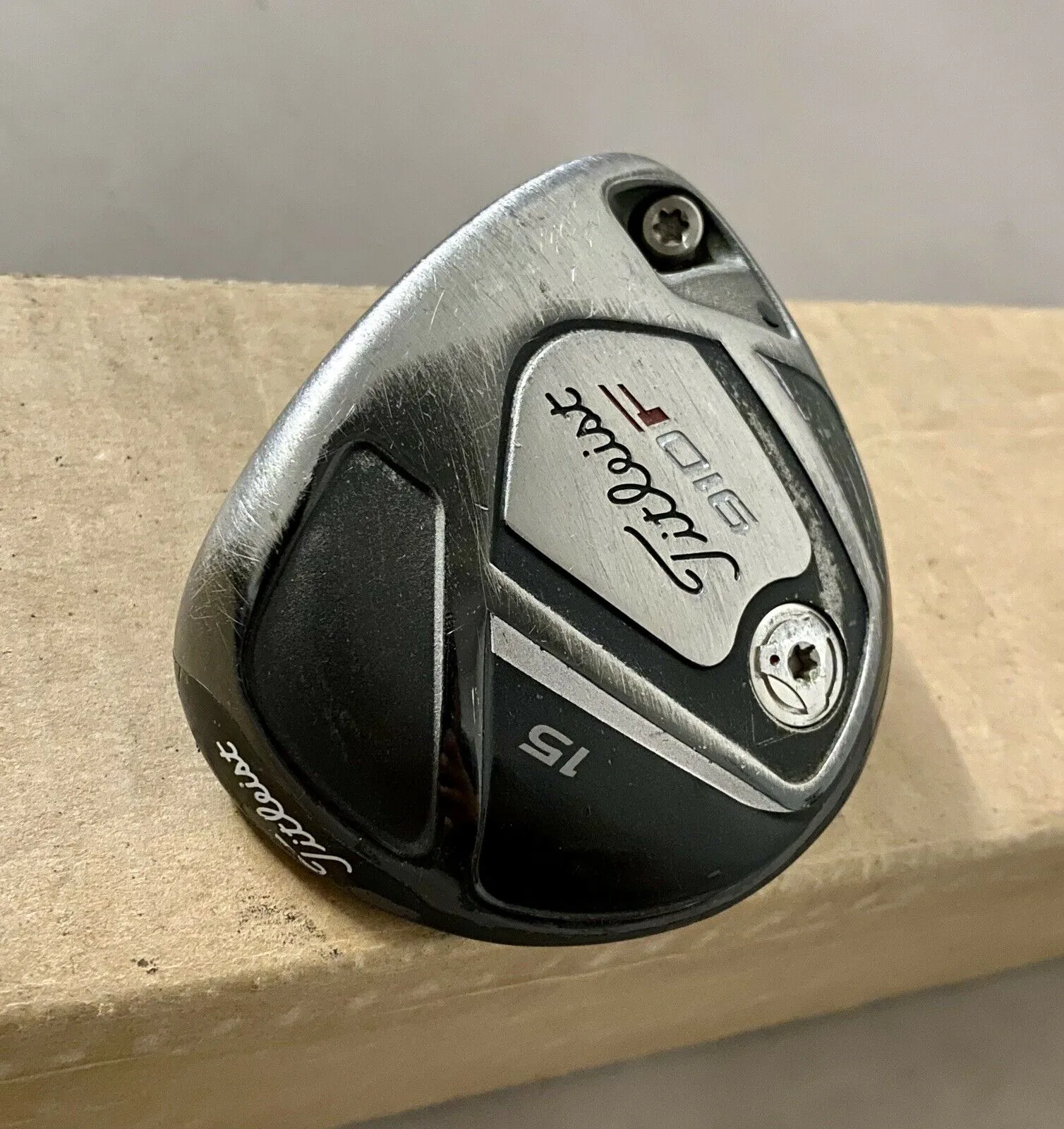 Used Right Handed Titleist 910F Fairway 3 Wood 15* HEAD ONLY Golf Club 6 Used Right Handed Titleist 910F Fairway 3 Wood 15* HEAD ONLY Golf Club - Image 4